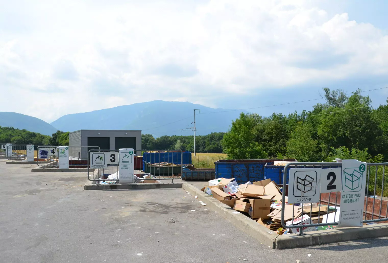 Travaux déchetterie