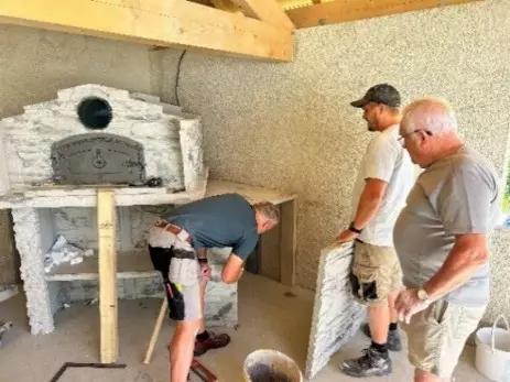 Ralentisseurs Chemin de la Fruitière Construction du four à pain - Chevrier