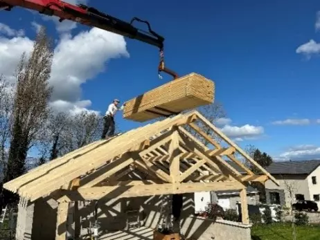 Ralentisseurs Chemin de la Fruitière Construction du four à pain - Chevrier